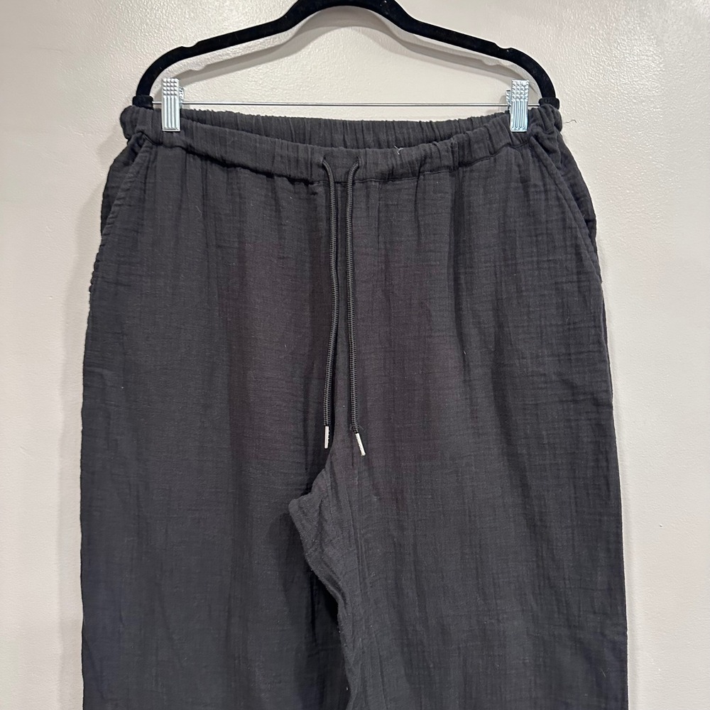 Quince Black Wide-Leg Pants - Picture 4 of 10